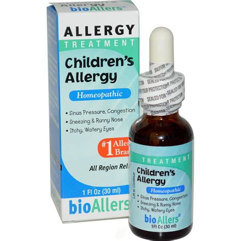 Natrabio Bioallers Children S Allergy Allergy Treatment 1 Fl Oz 30 Ml