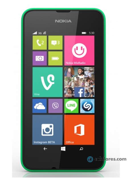 Características Detalladas Nokia Lumia 530 Dual Sim México