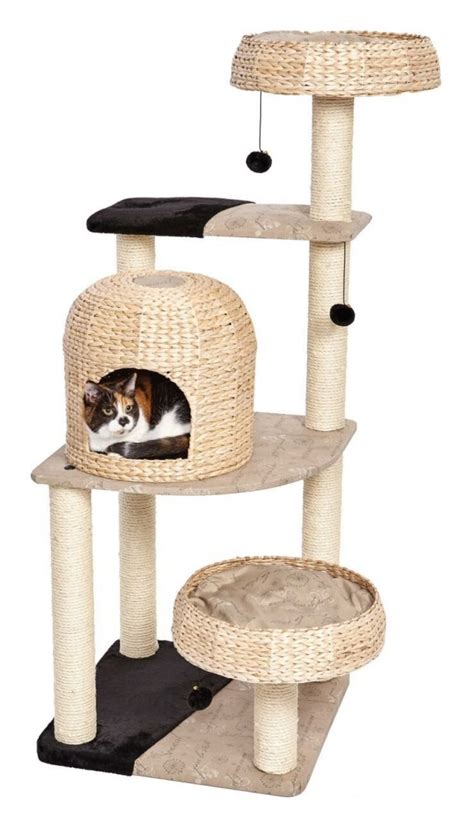 Cat trees come in all shapes and sizes for every type of cat and at every stage in life. Midwest Homes Feline Nuvo Fine Biscayne Cat Tree | PetFlow