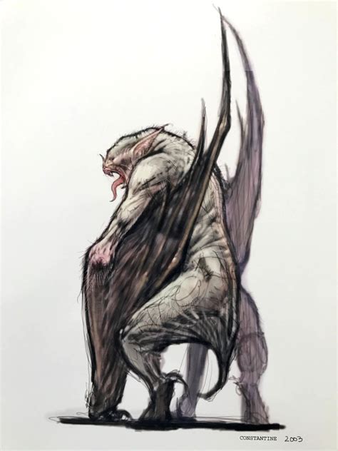 Artstation Bat Creature Van Helsing Constantine Sekeris Fantasy Creatures Art Fantasy
