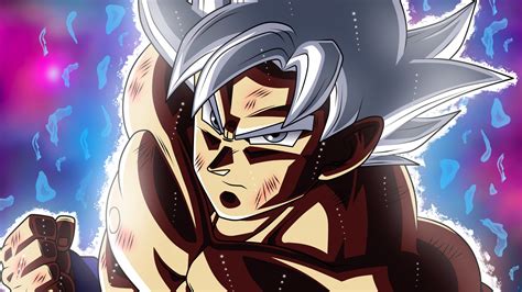Download 2048x1152 Wallpaper Anime Goku White Hair Ultra Instinct