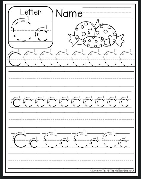 Letter C Tracing Worksheets For Preschool