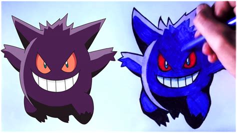 Automatically fuse two pokemon to create an entirely different creature. Pokemon Go - How To Draw Gengar Speed Art Pokemon Go Pro ...