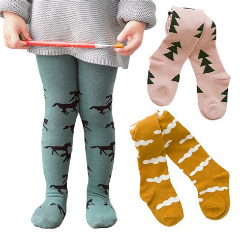 Hot Kids Toddler Pantyhose Tights Stocking Warm Tights Cotton Children