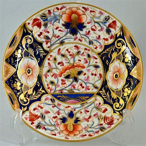 Antique Bloor Derby Early Royal Crown Derby Imari 6 Footed Dish C