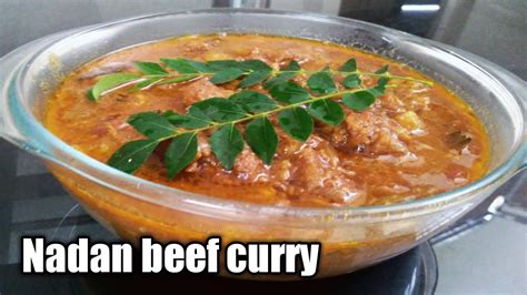 Nadan Beef Curry Kerala Style Spicy Beef Curry Malayalam