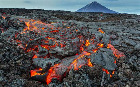 Volcano Lava Flow Lava