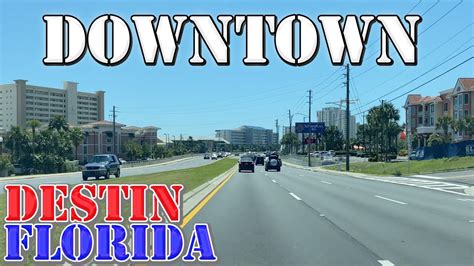 Destin Florida 4k Downtown Drive Youtube