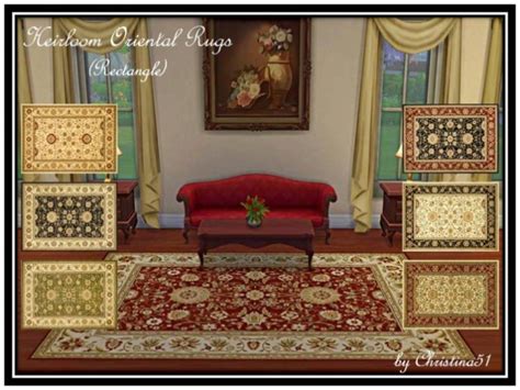 Heirloom Oriental Rugs By Christina51 At Mod The Sims Sims 4 Updates