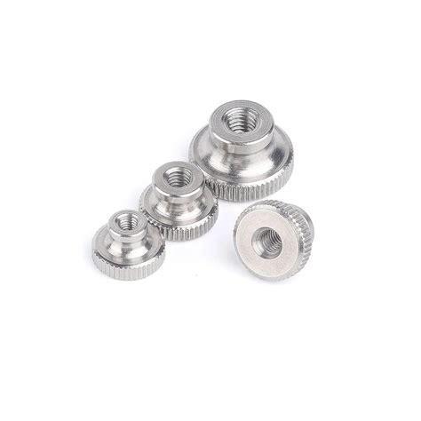 M6 M8 M10 A2 70 Stainless Steel Knurled Nuts With Collar Din466 Buy