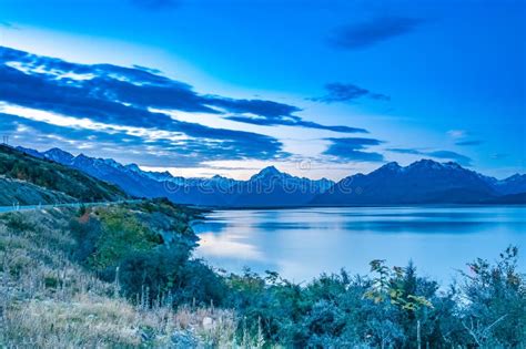 New Zealand Scenic Mountain Landscape Stock Photo Image Of Wide
