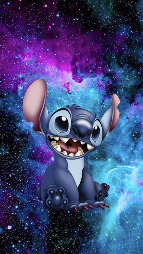If you're looking for the best stitch wallpaper then wallpapertag is the place to be. Stitch Galaxy iPhone lockscreen | Setik, Animasi, Gambar