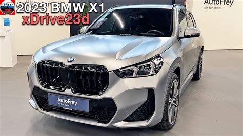 All New 2023 Bmw X1 Xdrive23d In Frozen Pure Grey Metallic First Look