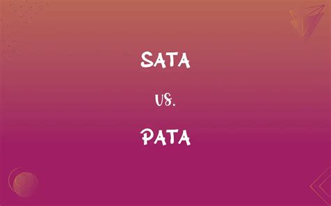 SATA Vs PATA Whats The Difference