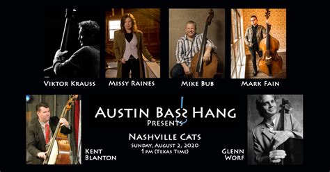 Austin Bass Hang Presents Nashville Cats Webinar No Treble