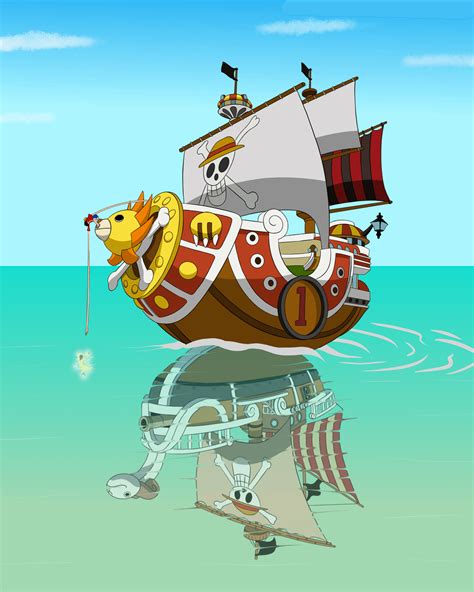 Thousand Sunny Go And Going Merry One Piece Anime Arts By Kk Opensea