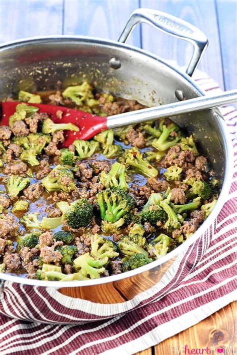 • 98% would make again. Healthy Ground Beef and Broccoli ~ a quick and easy ...