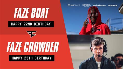 Faze Clan On Twitter Happy Birthday To Two Icons In Their Fields 🎂🎉