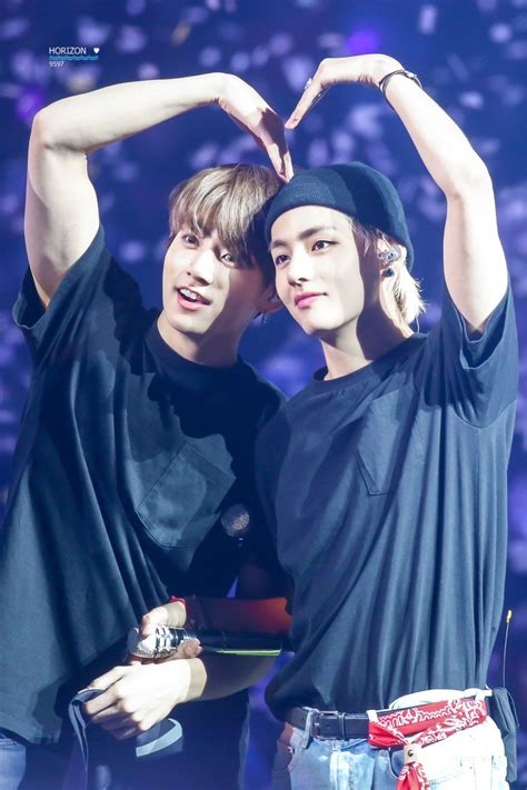 The septet work a lot on their fitness. LYS tour vkook