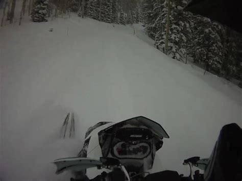 Ultimate Deep Powder Snowmobile Trail Ride Feb 2010 Youtube