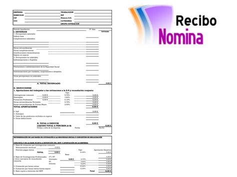 Formato De Recibo De Nomina En Excel Actualizado Junio