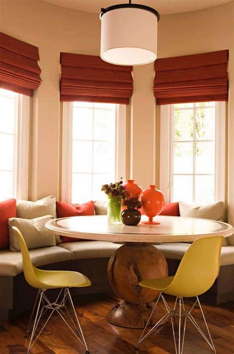 Build a kitchen window seat straight across a bay. 52 Incredibly fabulous breakfast nook design ideas