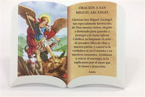 Oración A San Miguel Arcángel Cuadro Imagen St Michael Etsy Israel