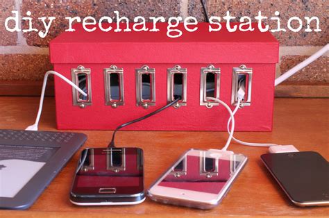 Make A Device Charging Station Dollar Store Crafts
