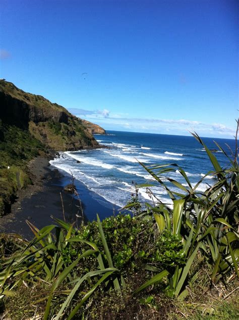 Maori Bay Muriwai Auckland New Zealand Islands In The Pacific New
