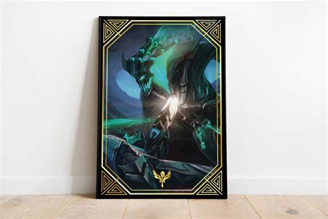 Thresh League Of Legends Poster Etsy