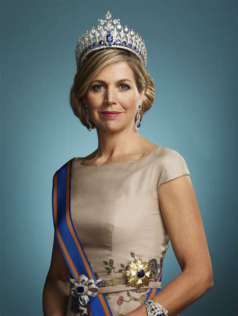 Official Portrait Of Queen Maxima Of The Netherlands 2018 Queen