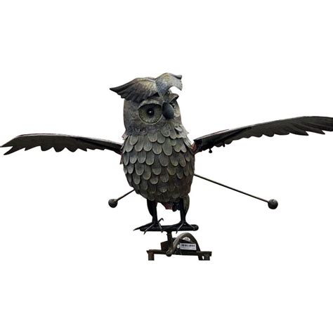 Esschert Design Metal Owl Rocker