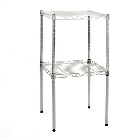 Seville Classics 15" Small Stacking Kitchen Shelving Rack ...