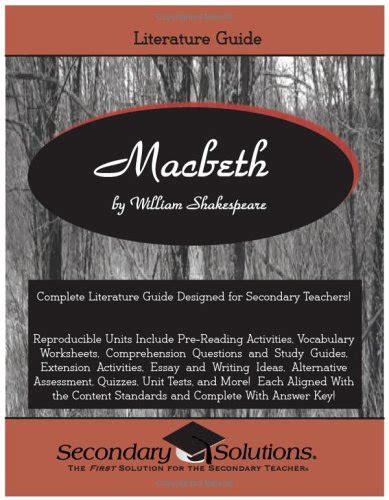 Secondary Solutions Macbeth Literature Guide Answers