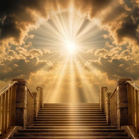 golden gates of heaven with glowing light stock illustration illustration of golden eternity