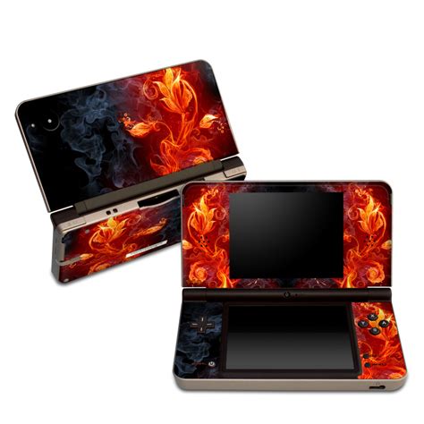 Dsi Xl Skin Flower Of Fire By Gaming Decalgirl
