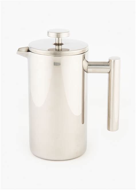 Double Walled Stainless Steel Coffee Plunger 800ml Za