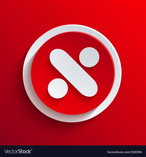 Red Circle Icon Eps10 Royalty Free Vector Image