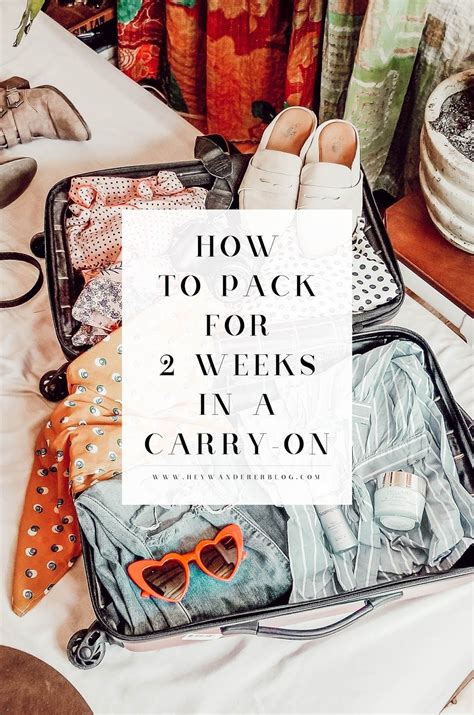 How To Pack For 2 Weeks In A Carry On Carry On Packing Tips Packing