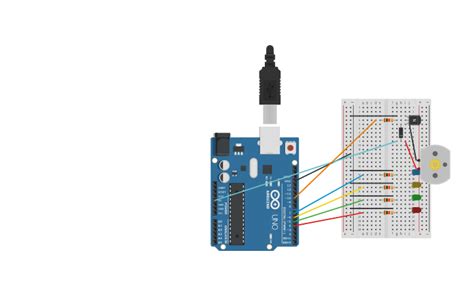 Circuit Design Multitasking Arduino Led With Motor Dc Tinkercad