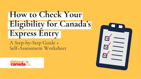 How To Check Your Eligibility For Canadas Express Entry A Step By