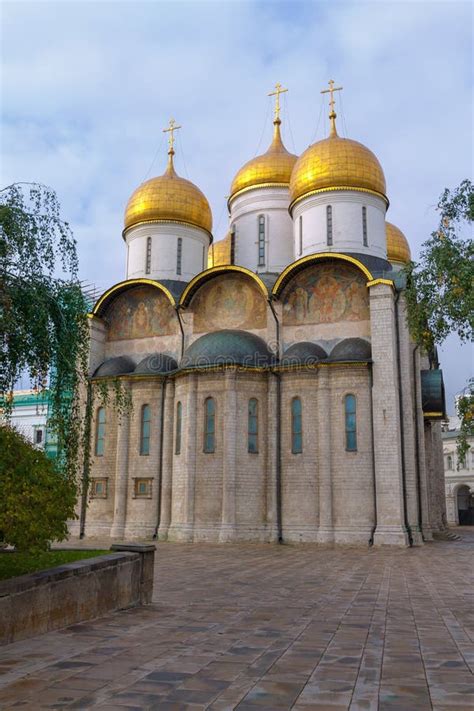 Assumption Cathedral In Moscow Kremlin Stock Image Image Of Orthodox