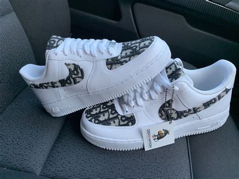 Nike air force 1 low valentines day. CUSTOM DIOR X BLUE AIR FORCE 1 in 2020 | Schuhe, Kleidung