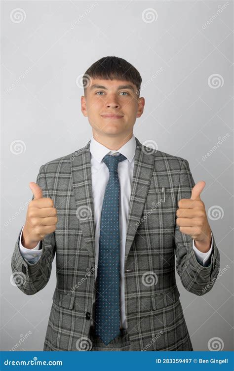 in a suit and tie stock image image of attractive portrait 283359497