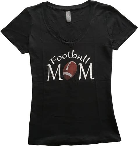 Football Mom Ball W Glitter Text