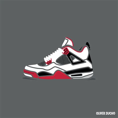Air Jordan 4 Minimal Illustration Series Air Jordans Jordans Jordan 4
