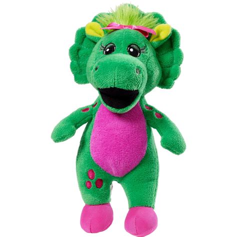 Barney Buddies Baby Bop Green And Pink Plush Dinosaur Figure