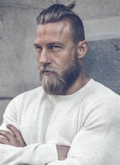 Inspired by historic nordic warriors, the viking haircut encompasses many different modern men's cuts and styles, including braids, ponytails, shaved back and sides, a mohawk. 40 Coolest Viking Hairstyles: Most Sought Trendy Haircut ...