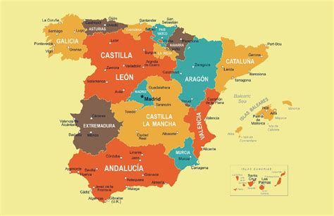 Mapa Da Espanha Completo Conheça As Cidades E As Regiões Do País