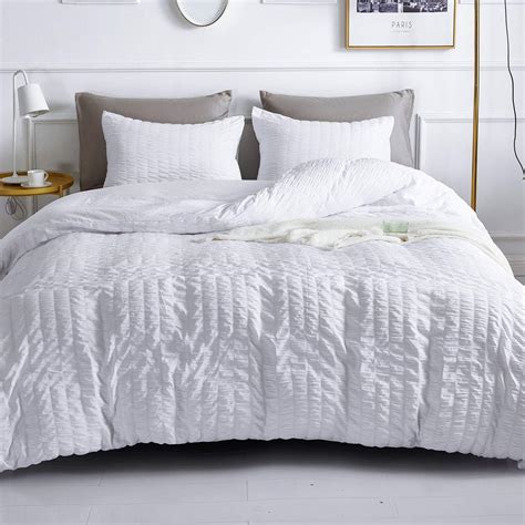 White Textured Duvet Cover King Size Goimages Voice